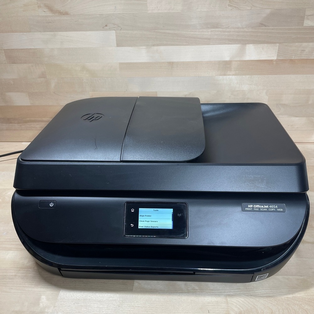 HP OfficeJet 4654 All-in-One Wireless Inkjet Printer Print Scan Copy Fax No Ink